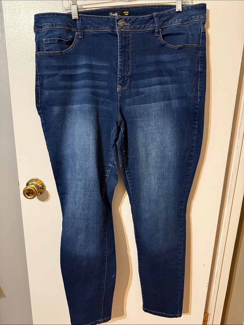 Royalty For Me Dark Blue Skinny Jeans